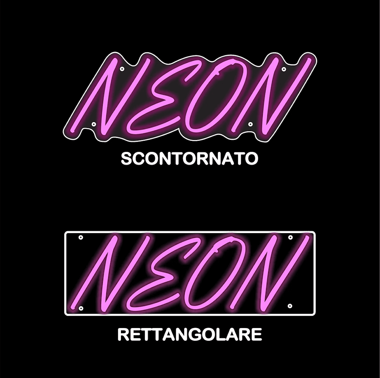 Sagome Plexiglass per Insegne Neon Led