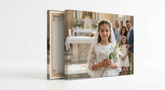 Foto su tela Prima Comunione con cornice in legno - quadro personalizzato Oparty