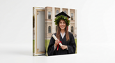Foto su tela laurea con cornice in legno - quadro ricordo laurea Oparty