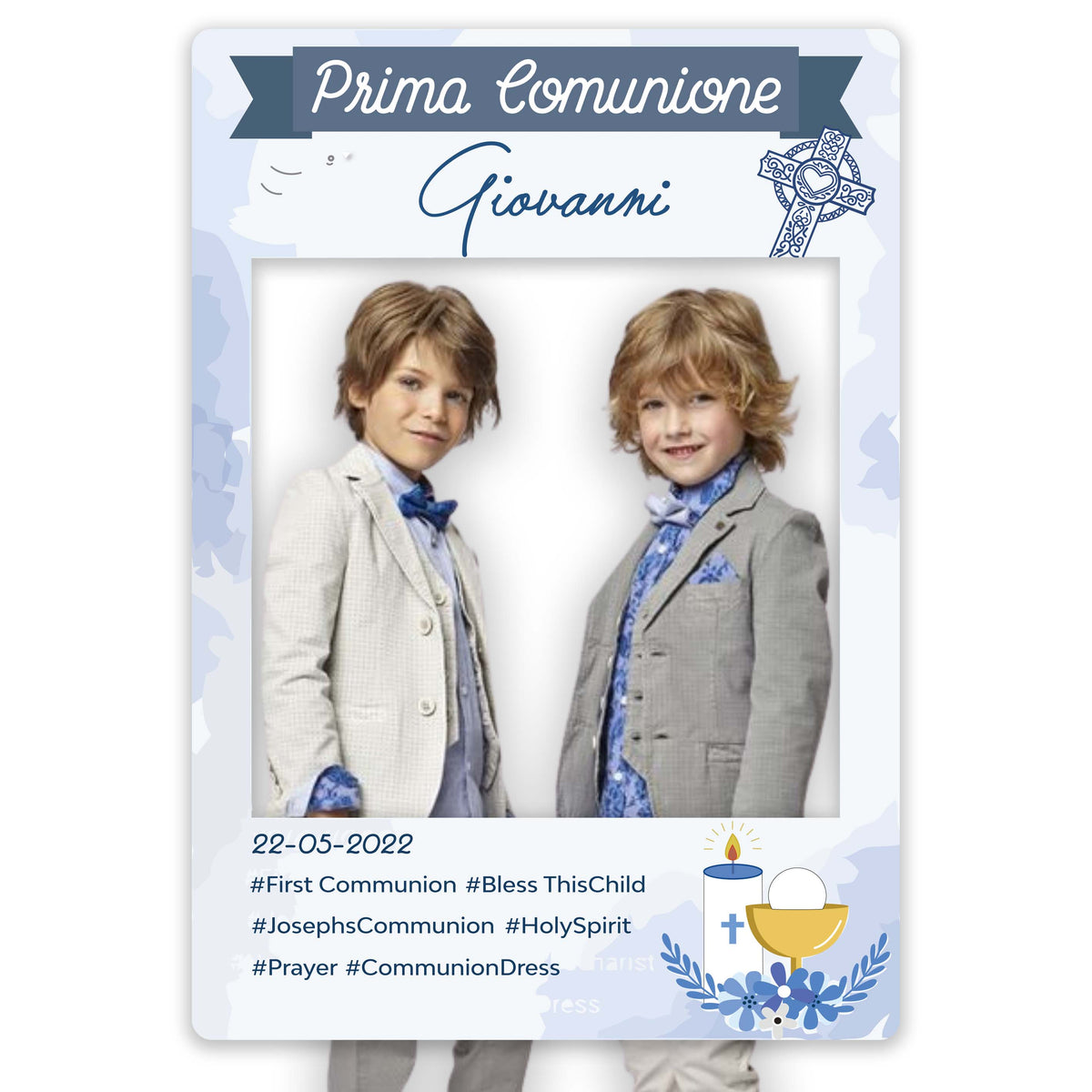 Cornice Photo Booth Prima Comunione