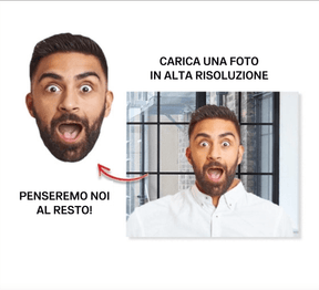Istruzioni per realizzare accessori facce giganti