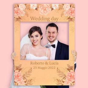Cornice Photo Booth Wedding Flowers