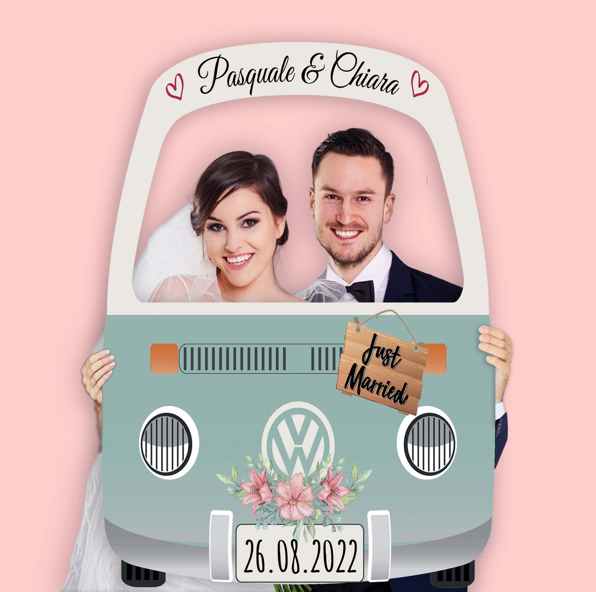 Cornice Photo Booth Pulmino Volkswagen Van T3