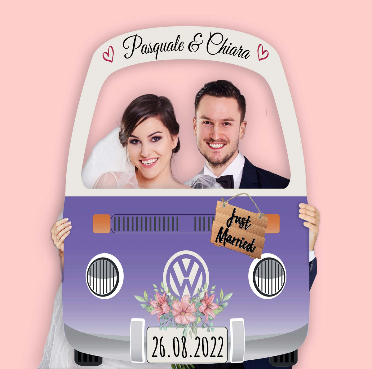 Cornice Photo Booth Pulmino Volkswagen Van T3